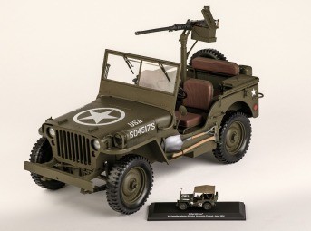 Samochody z okresu II Wojny Światowej - Willys MB Jeep - skos