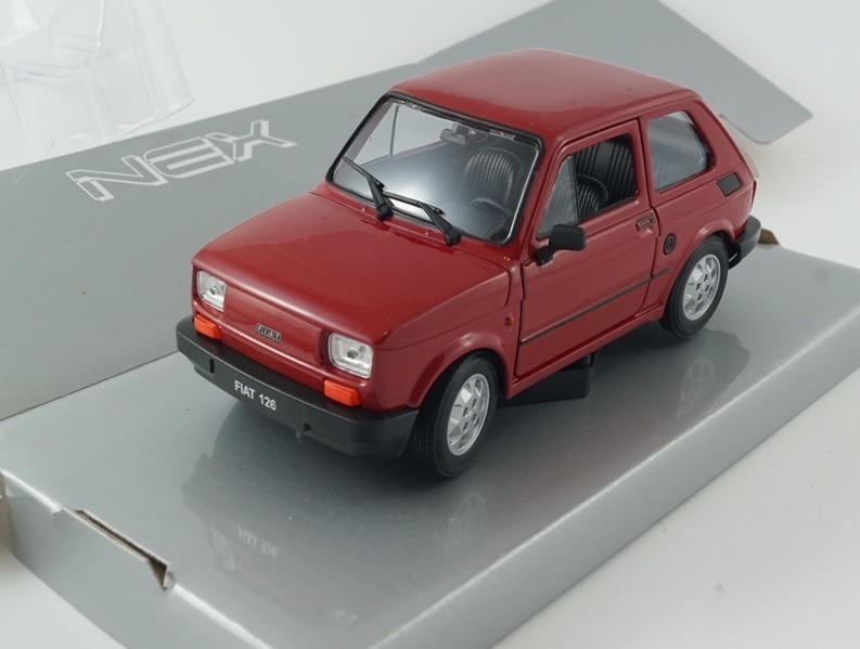 Fiat 126p (czerwony) - Samochody osobowe