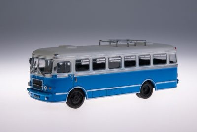 Wystawa modeli Auto-Welt - Niebieski autobus hq