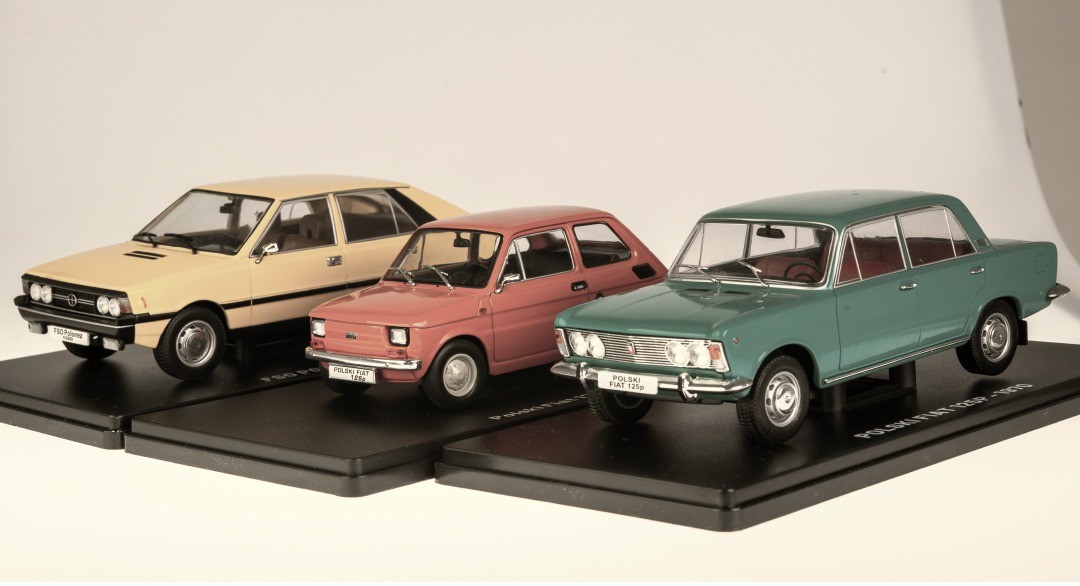 Wystawy modeli kolekcjonerskich - Samochody z okresu PRL