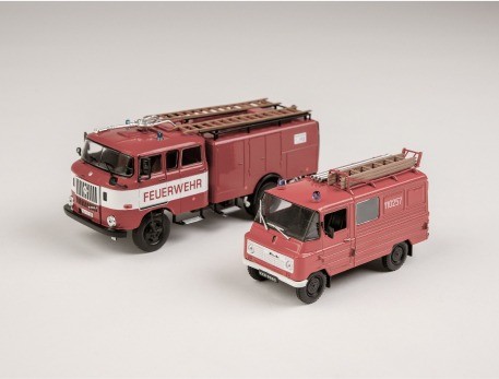 Samochód ciężarowy strażacki - IFA + Żuk