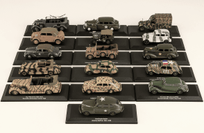 Wystawa modeli Auto-Welt Sklep dla Kolekcjonerów Modeli Samochody z okresu II wojny światowej