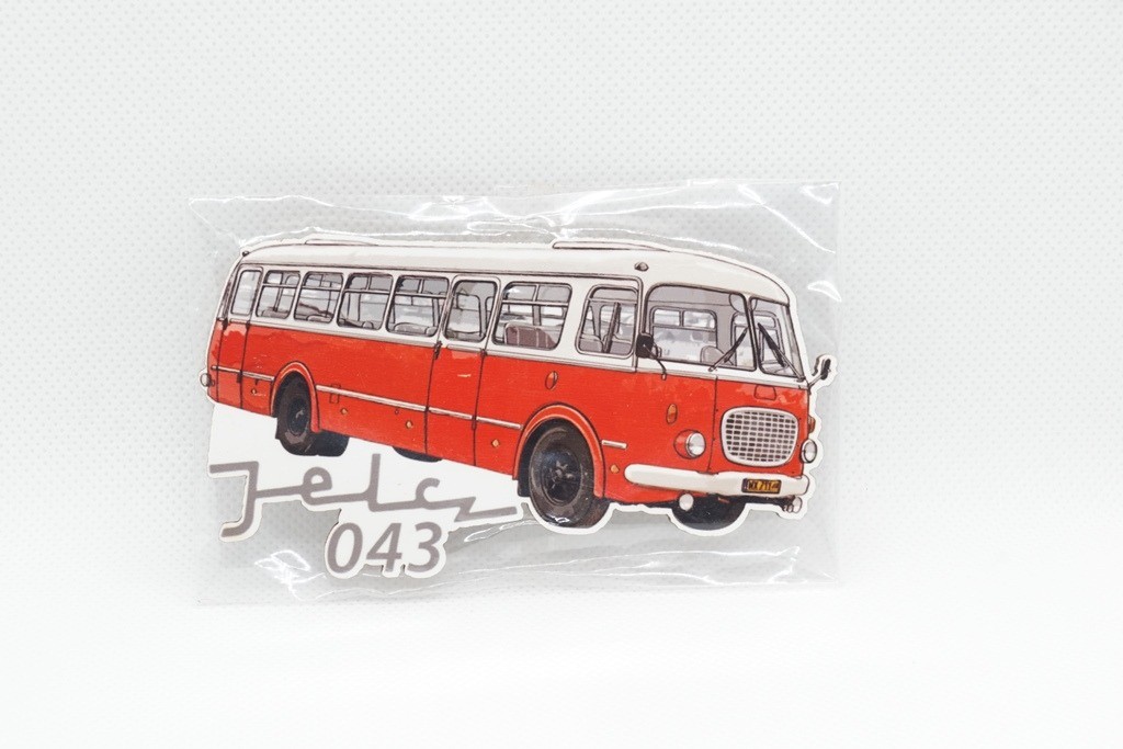 Jelcz 043 czerwony magnes