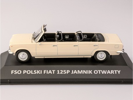 Prototyp polskiej motoryzacji - FSO Polski Fiat 125P Jamnik otwarty - bok