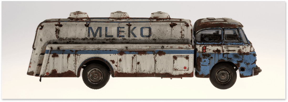 Wyjątkowe modele kolekcjonerskie Auto-Welt - Mleko