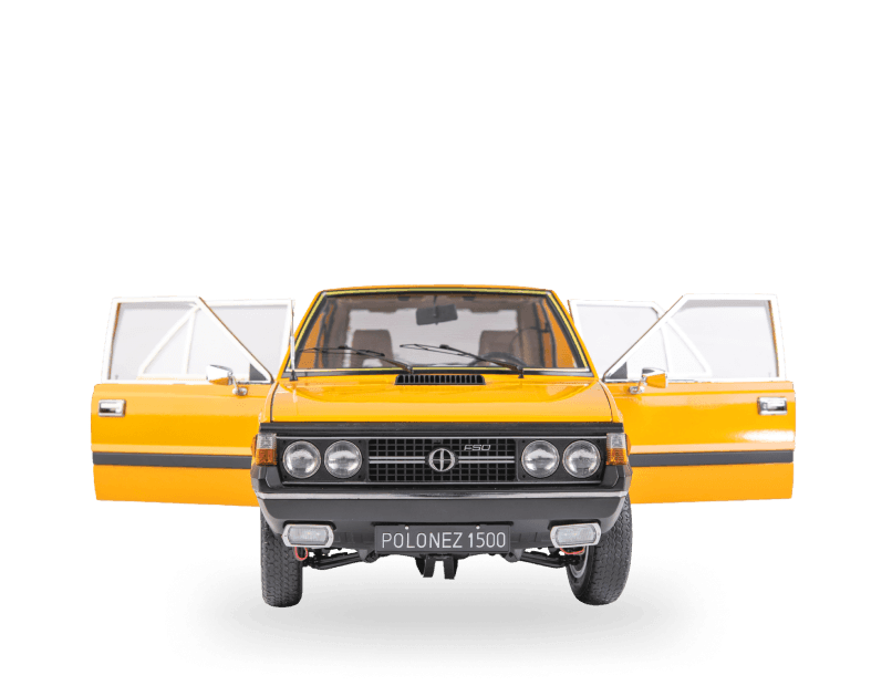 Wyjątkowe modele kolekcjonerskie Auto-Welt Kultowy Polonez żółty strona główna