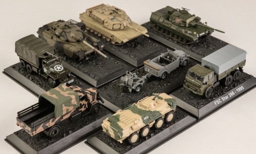 Wystawy modeli kolekcjonerskich - Samochody Wojskowe II Wojny Światowej
