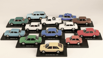 Modele kolekcjonerskie Auto-Welt Kultowe samochody osobowe wystawa PRL